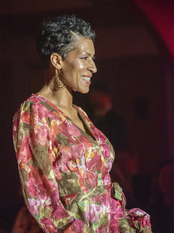 Cicely Everson is a vision in an MG Fashion outfit.